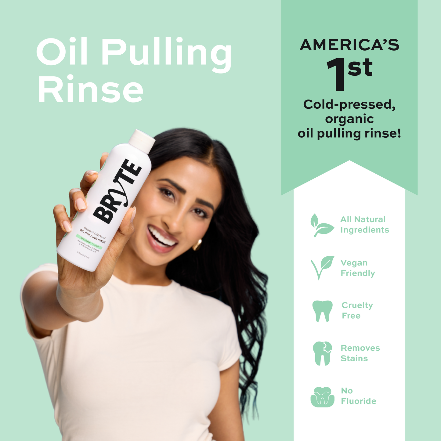 Spearmint Oil Pulling Rinse