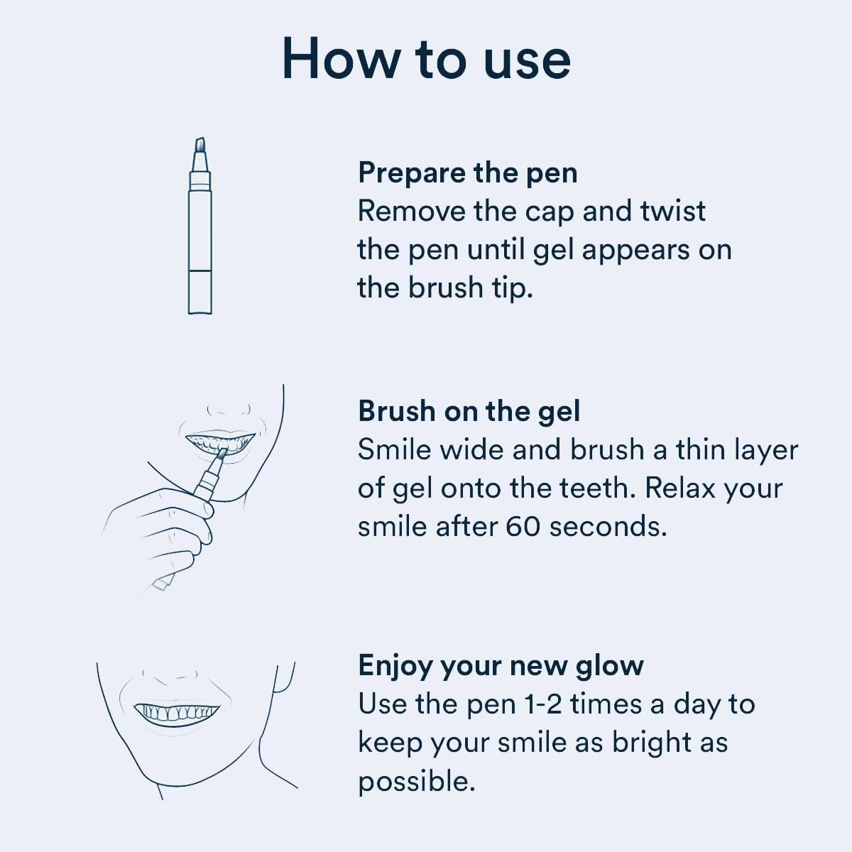 Hydrogen Peroxide Extra Strength Teeth Whitening Pen