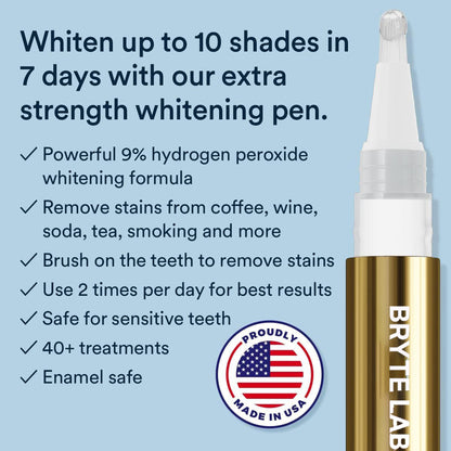 Hydrogen Peroxide Extra Strength Teeth Whitening Pen