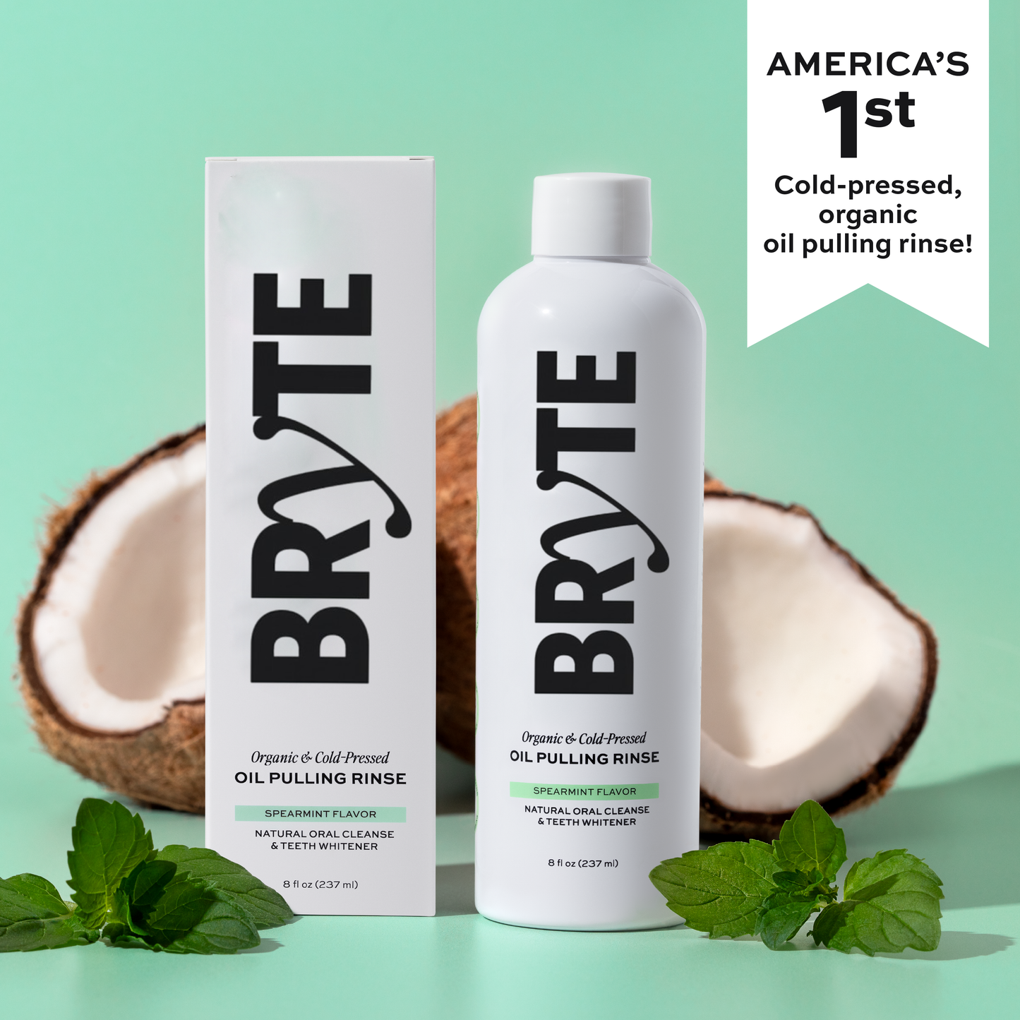 Spearmint Oil Pulling Rinse