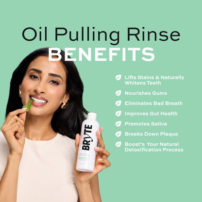 Spearmint Oil Pulling Rinse