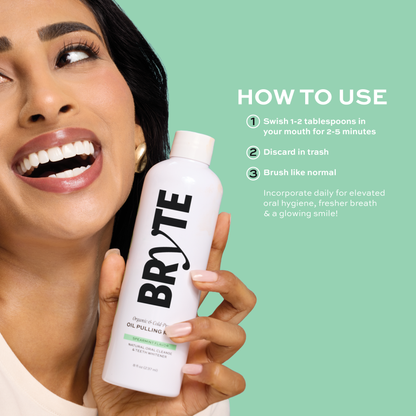 Spearmint Oil Pulling Rinse
